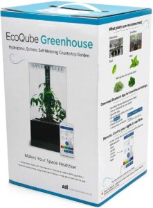 EcoQube Greenhouse Self-Watering Hydroponics Growing System
