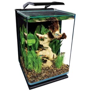 MarineLand Potrait Glass LED Aquarium Kit