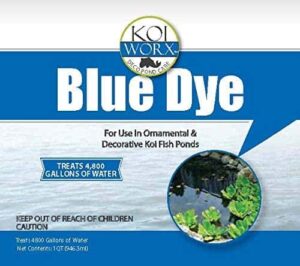 Sanco Industries KoiWorx Blue Dye - Ornamental and Decorative Pond Dye