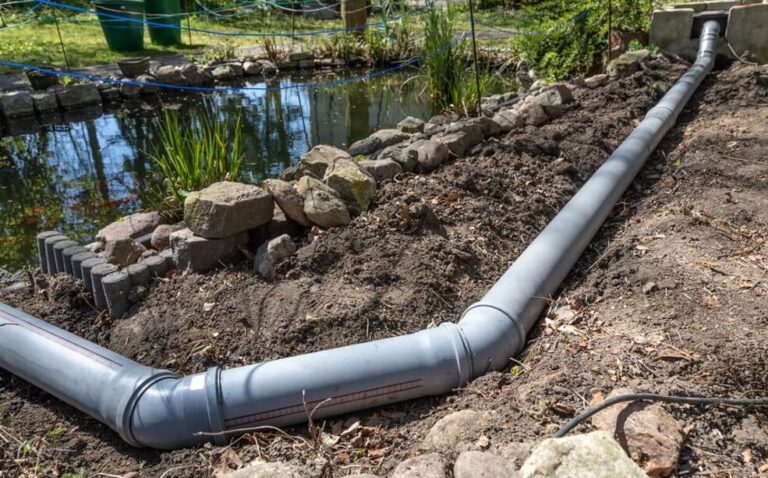 problem with pond pump in garden
